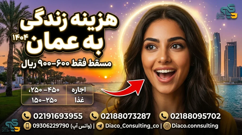 شرایط زندگی و هزینه زندگی و مهاجرت به عمان